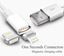 Picture of Magnetic Charging Cable USB Adapter Charger For iPad / iPhone 5/5S 6/6S 7 & 8/7 Plus