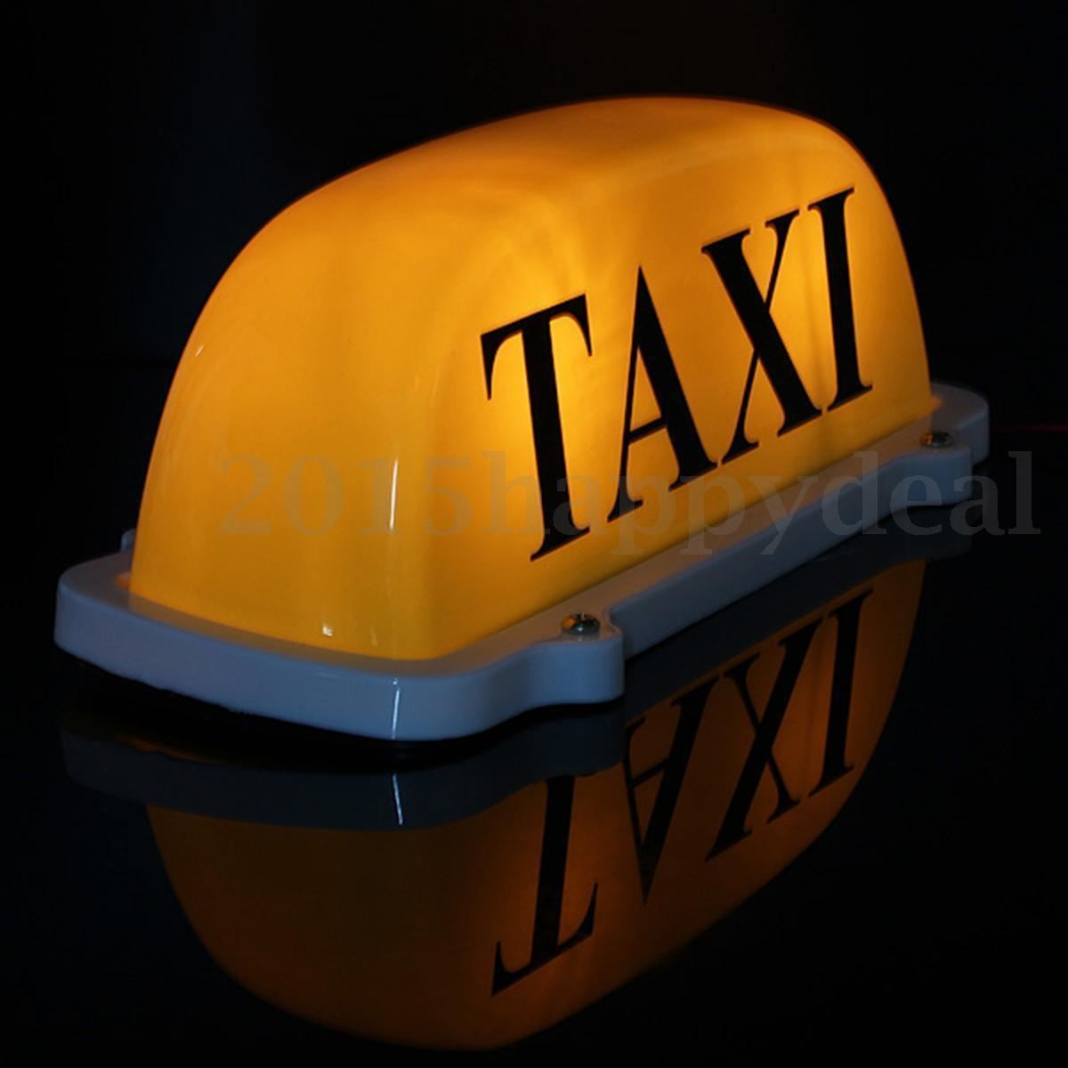 TAXI Roof Sign for Private Hire and Taxi's LED 12V Light in