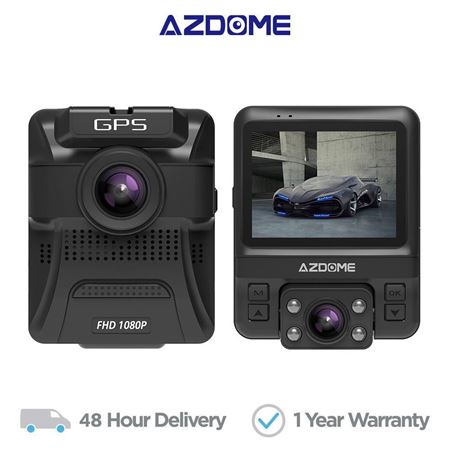 Picture of AZDOME GS65H Dual Lens Car DVR Dash Cam Front HD 1080P / Rear 720P Video Camera