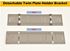 Picture of Detachable Twin Plate Holder Platform for Chauffeur, Private Hire Taxi & Minicab
