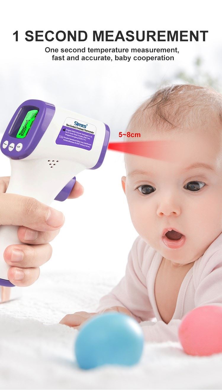 Digital Thermometer Forehead Non Contact CE Approved Accurate