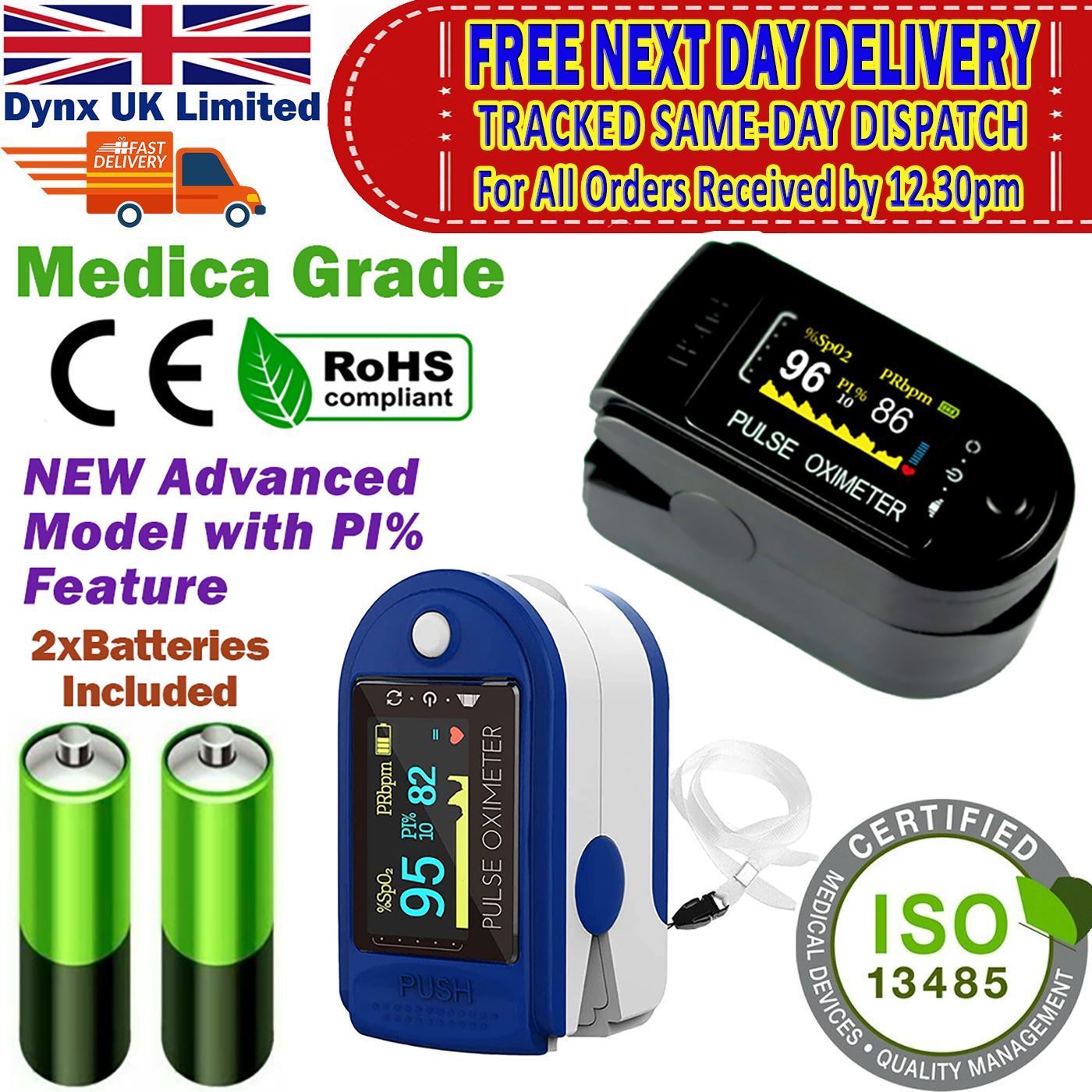 oxygen saturation monitor. Dynx UK Limited